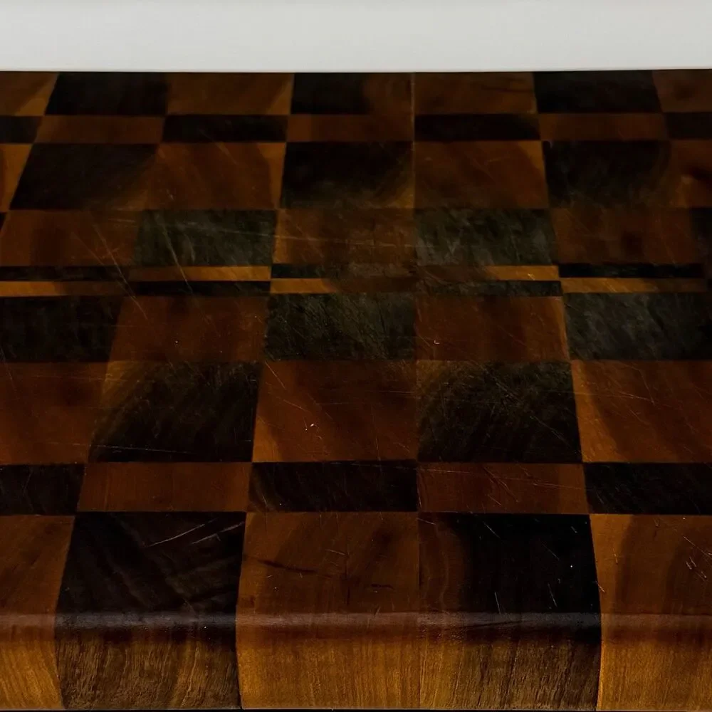 Handmade End Grain Wood Cutting Board Butcher Block Charcuterie Serving Board